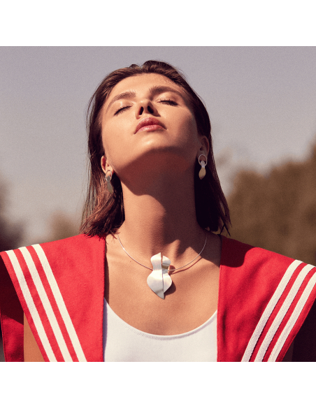 Colier FORMA design minimal, realizat manual. - Monom