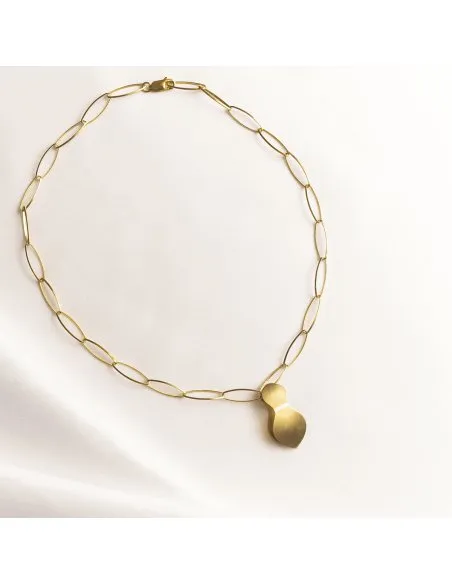 Colier AURA design minimal, realizat manual. - Monom