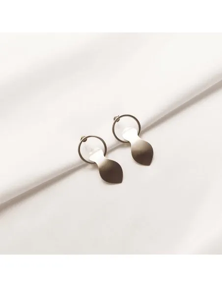AURA earrings Minimalist, handcrafted - Monom