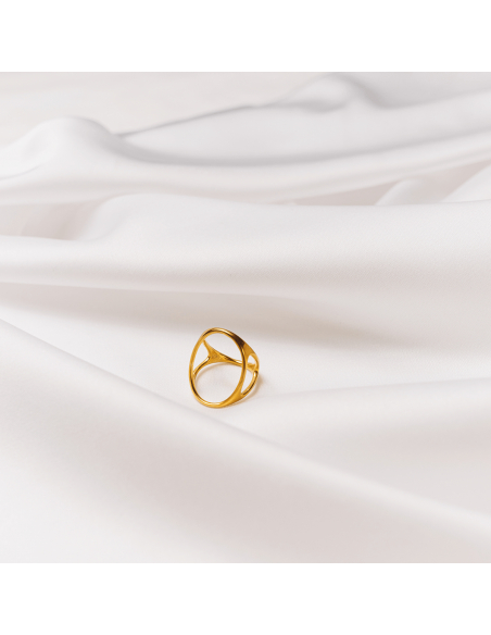 Inel Triovale Minimal, realizat manual. - Monom