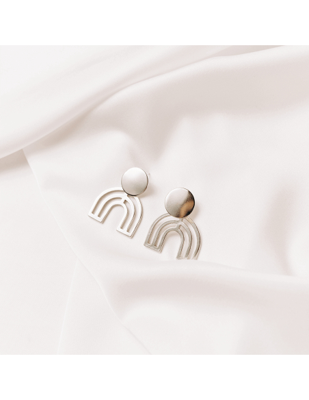 The Mino Earrings  Minimalist, handcrafted - Monom