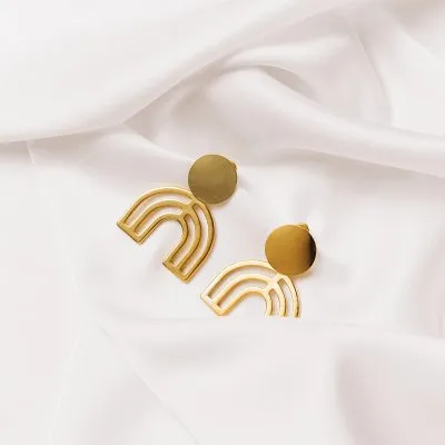 The Mino Earrings  Minimalist, handcrafted - Monom