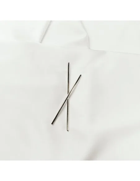 ALPHABET X brooch Minimalist, handcrafted - Monom