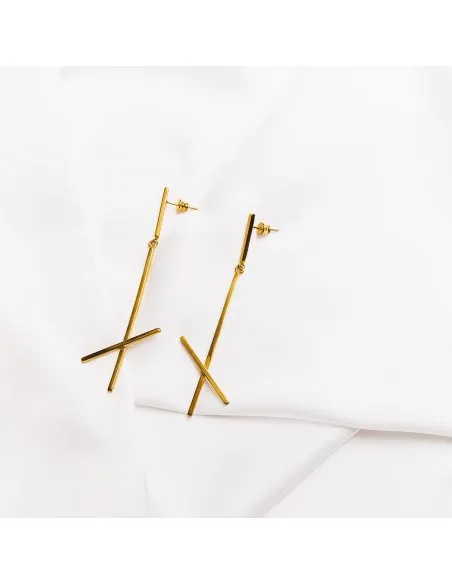 Cercei ALPHABET X Minimal, realizat manual. - Monom