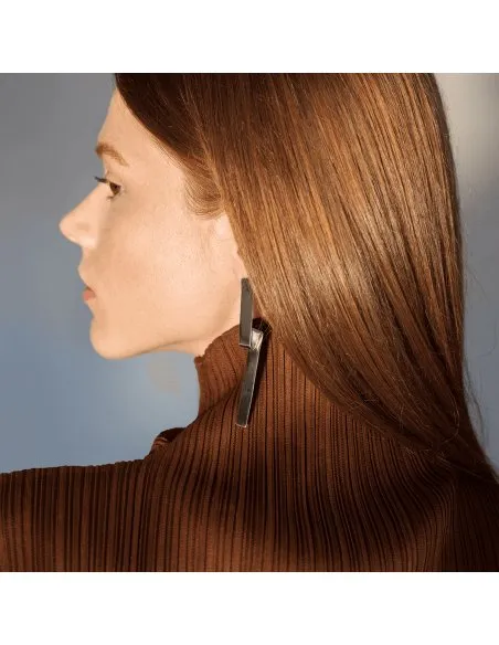 IMPERFECT BAND earrings  Minimalist, handcrafted - Monom