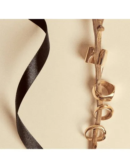 CASCARA ring Minimalist, handcrafted - Monom