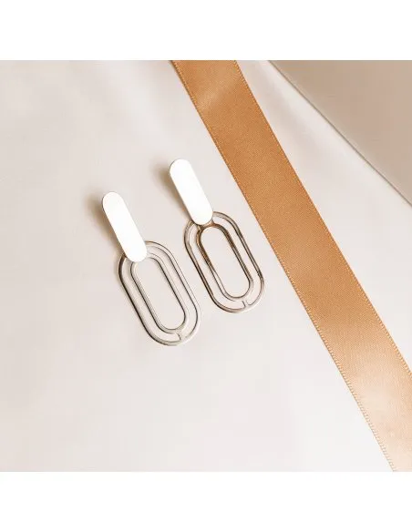 The Troia Earrings  Minimalist, handcrafted - Monom