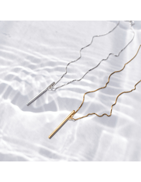 Colier LINIA small Minimal, realizat manual. - Monom