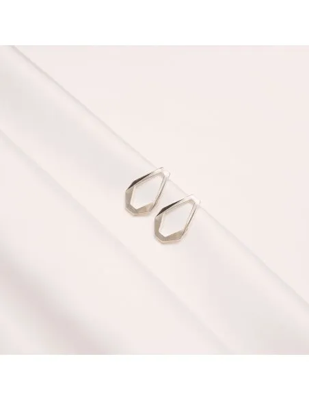 TECTONICA UNO Minimal Earrings, handcrafted. - Monom