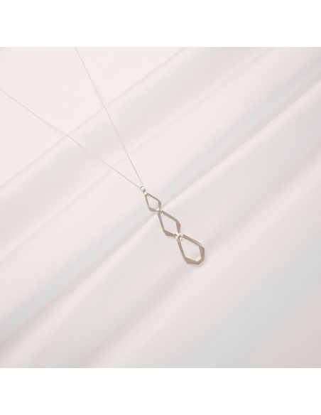 TECTONICA TRIO Minimal Necklace, handcrafted. - Monom
