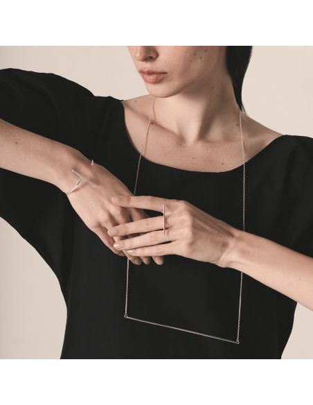 LINIA RING Minimalist, handcrafted - Monom