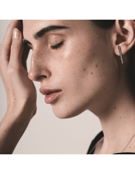 LINIA earrings Minimalist, handcrafted - Monom