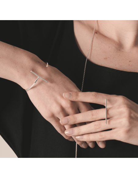 BRATARA LINIA Minimal, realizata manual. - Monom