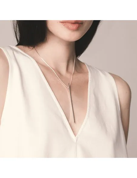 LINIA small Minimal Necklace, Handmade by Monom