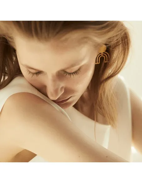 The Mino Earrings  Minimalist, handcrafted - Monom