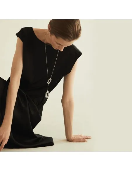 The Solaria Oval necklace Minimalist, handcrafted - Monom