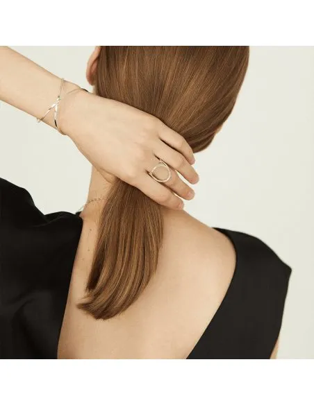 Inel Triovale Minimal, realizat manual. - Monom