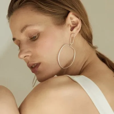 CALIOPE Minimal Earrings, Handmade by Monom 2