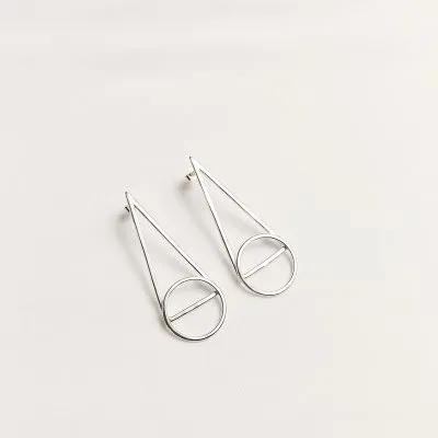 ENIA Minimal Earrings, Handmade by Monom