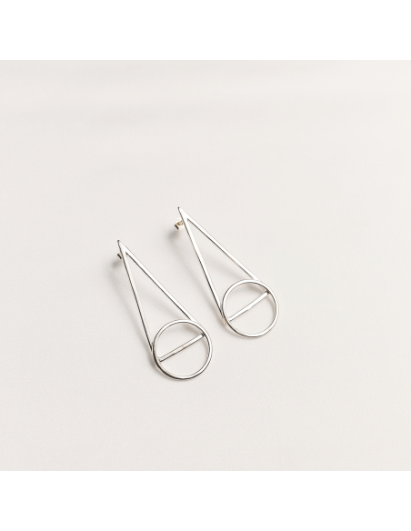 ENIA Minimal Earrings, Handmade by Monom