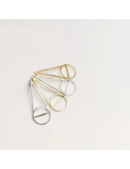 ENIA Minimal Earrings, Handmade by Monom