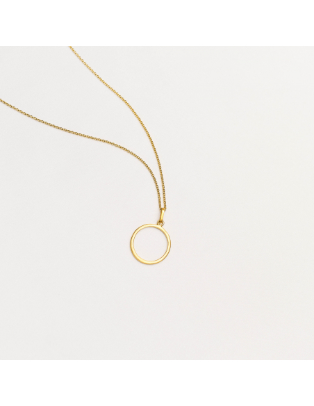 PLATTITUDE EMPTY Minimal Necklace, Handmade by Monom