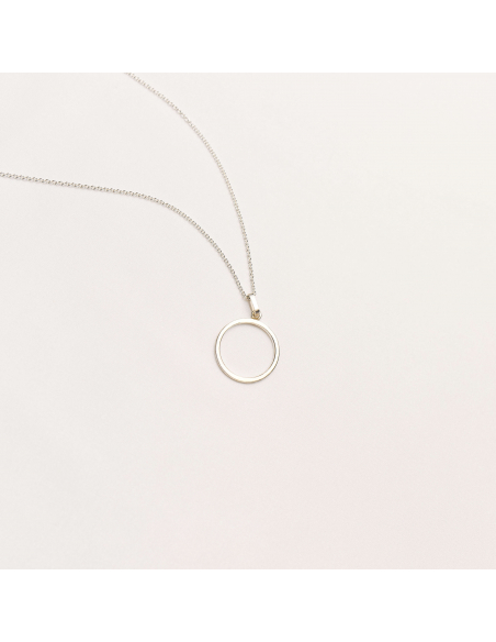PLATTITUDE EMPTY Minimal Necklace, Handmade by Monom