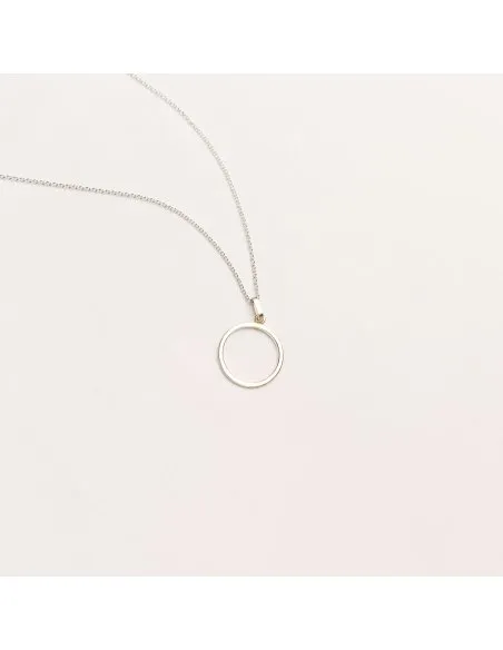 PLATTITUDE EMPTY Minimal Necklace, Handmade by Monom