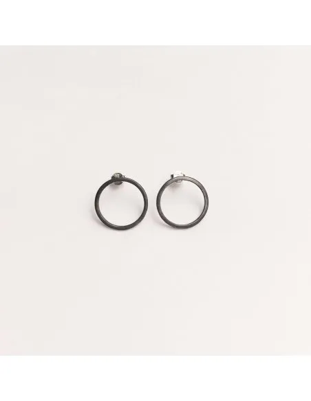 Cercei PLATTITUDE EMPTY CIRCLES Minimal, realizati manual. - Monom