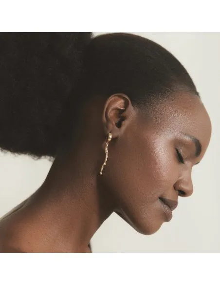 AVA CREOLE Minimal Earrings, Handmade by Monom