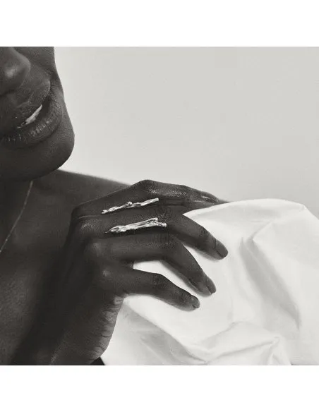 Inel AVA DUO Minimal, realizat manual. - Monom