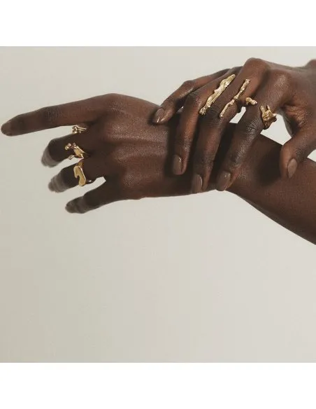 AVA DUO Minimal Ring, handcrafted. - Monom