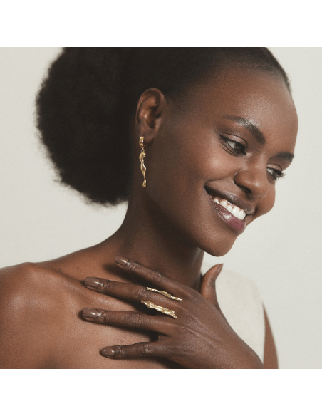 AVA DUO Minimal Ring, handcrafted. - Monom