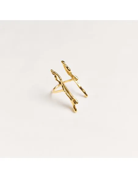 AVA DUO Minimal Ring, handcrafted. - Monom