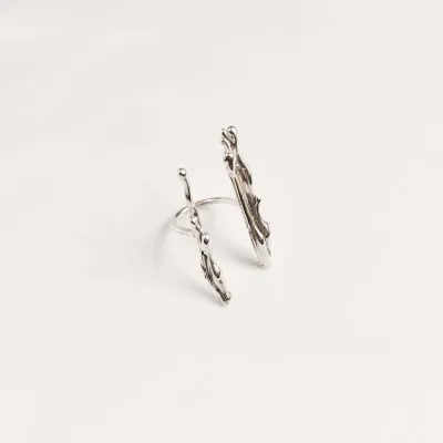 AVA DUO Minimal Ring, handcrafted. - Monom