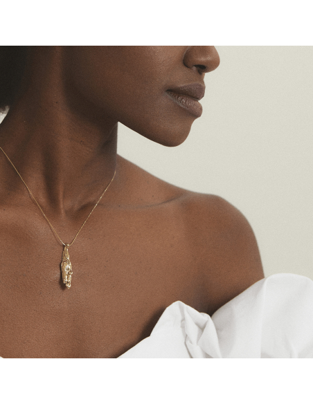 Colier AVA Minimal, realizat manual. - Monom