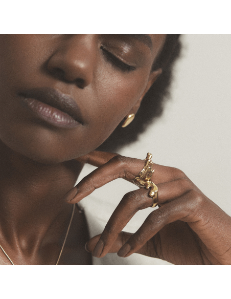 Inel AVA Minimal, realizat manual. - Monom