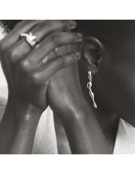 ONIA CREOLE Minimal Earrings, Handmade by Monom