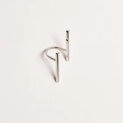 Inel LINIA Duo Minimal, realizata manual. - Monom 2