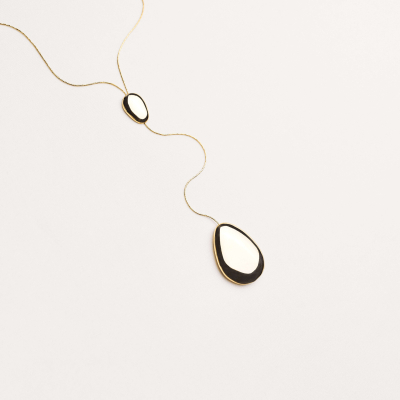 TECTONICA TRIO Minimal Necklace, handcrafted. - Monom
