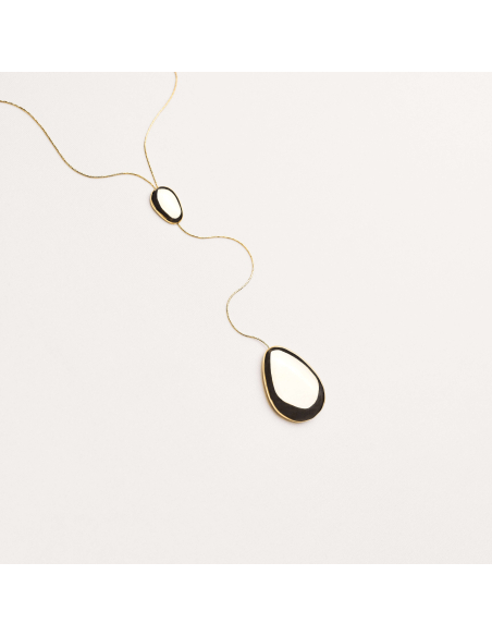 TECTONICA TRIO Minimal Necklace, handcrafted. - Monom