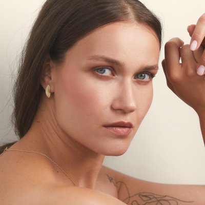 Etala Earrings, minimal, handcrafted - Monom