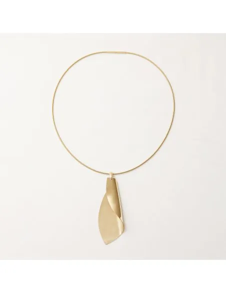 Colier Etala Petal, minimal, realizat manual - Monom