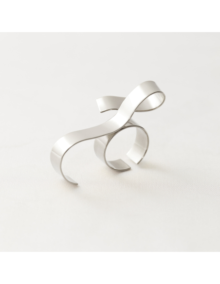 Inel Etala Ribba Minimal, realizat manual - Monom