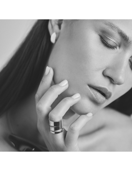 Inel Etala Lira Minimal, realizat manual - Monom