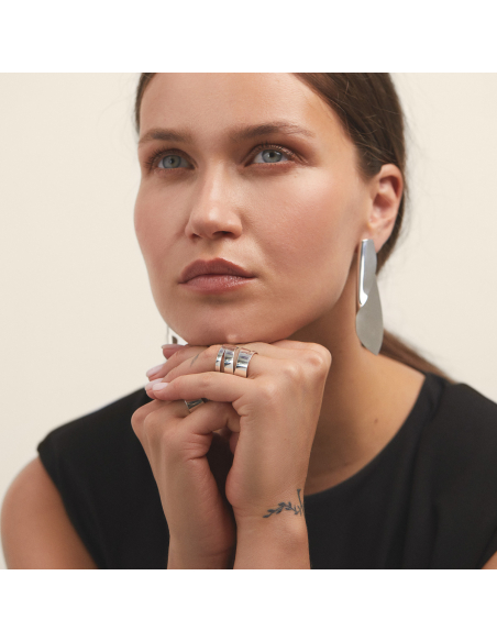 Inel Etala Lira Minimal, realizat manual - Monom