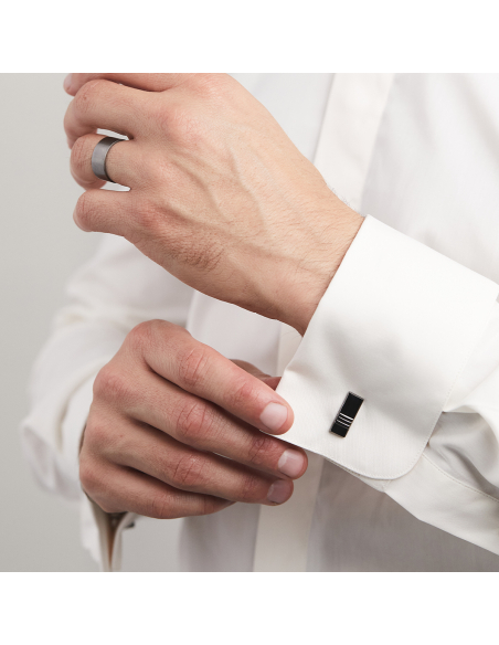 RECTANGLE Minimal Cufflinks - Handmade by Monom