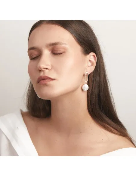 Caliope Lush Minimal Earrings, Handmade by Monom