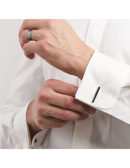 LINIA cufflinks Minimalist, handcrafted - Monom