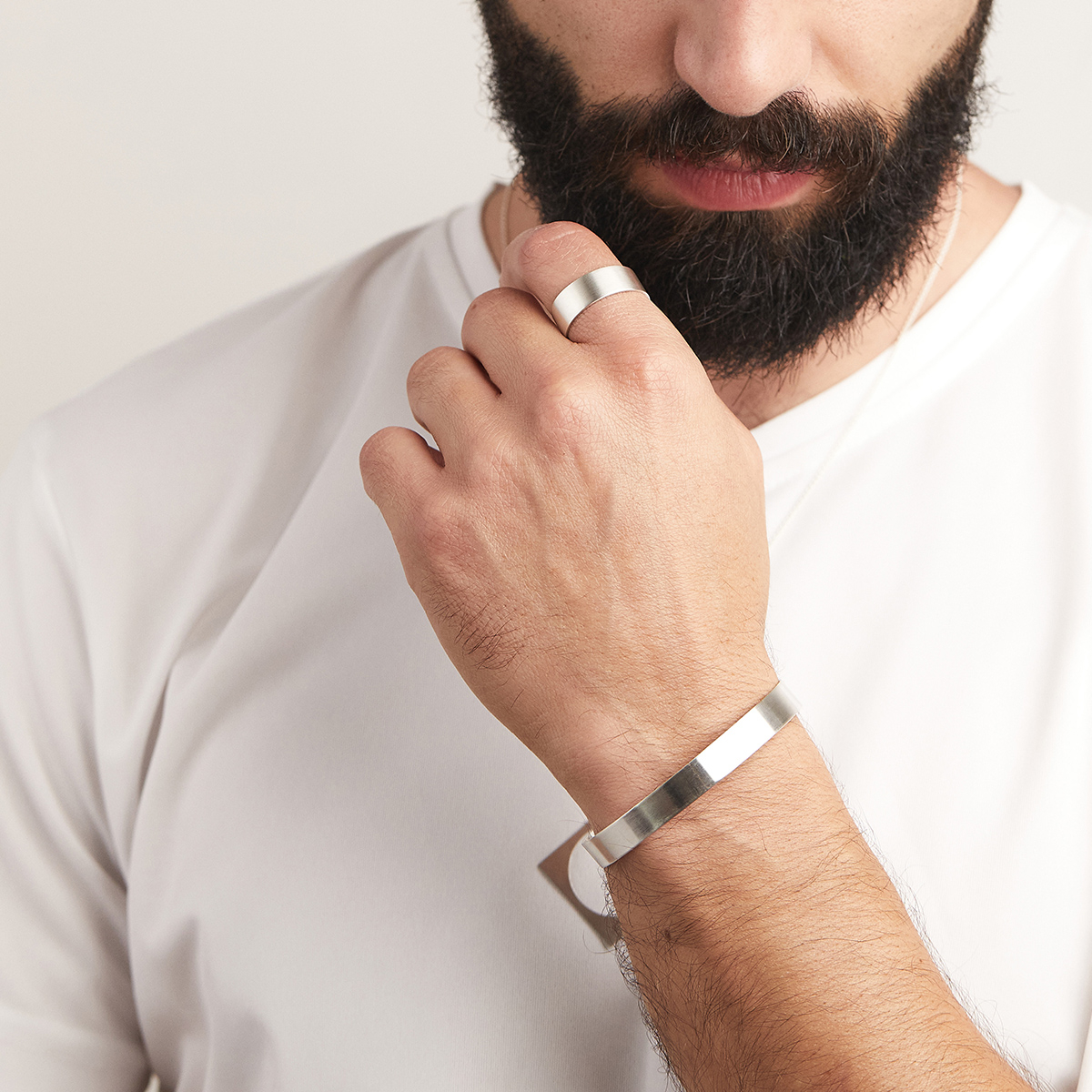 BASIC BAND bracelet Minimalist, handcrafted - Monom 2